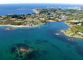 airplane view of Landrellec (Aryann)