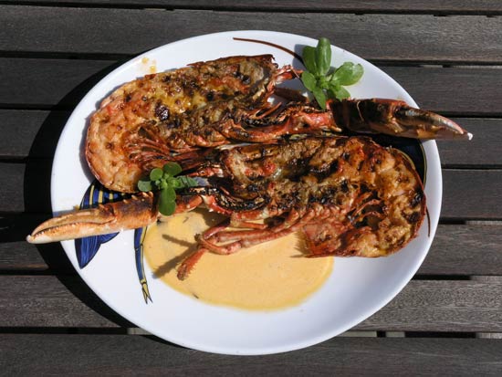 plat de homard cuisin faon Le Macareux